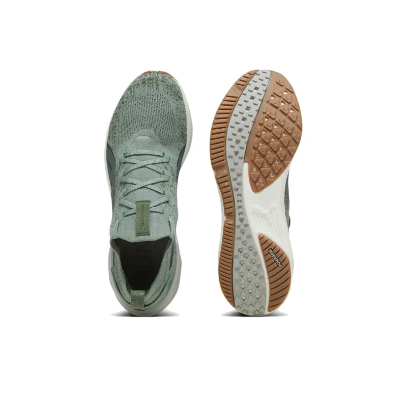 PUMA Electrify Nitro 3 Slip Resistant Low Top Running Shoes Men's Green-3