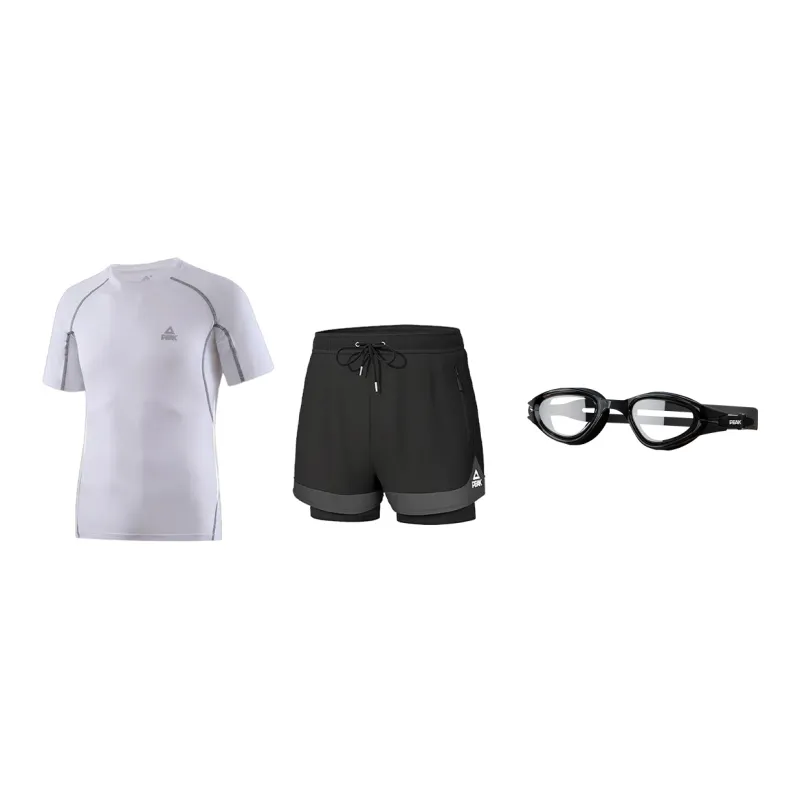 PEAK Swimming Sets Polyester Pool Men's Black-7