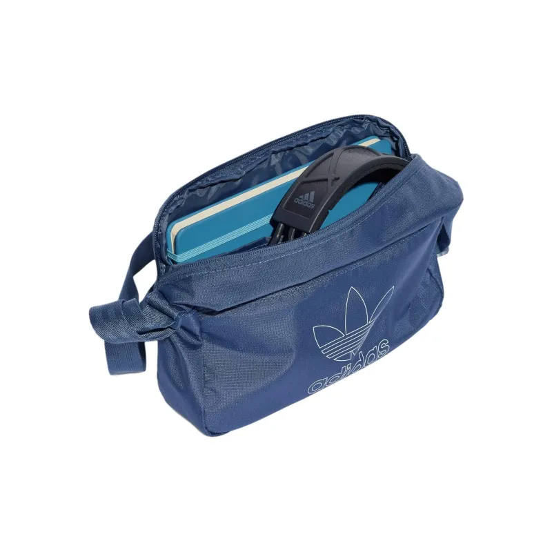 Adidas Originals Recycled Material Shoulder Bag Unisex Ink Blue-2