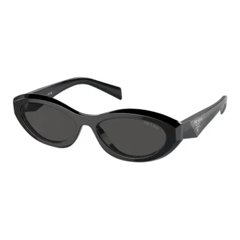 PRADA Symbole Oval frame Sunglasses