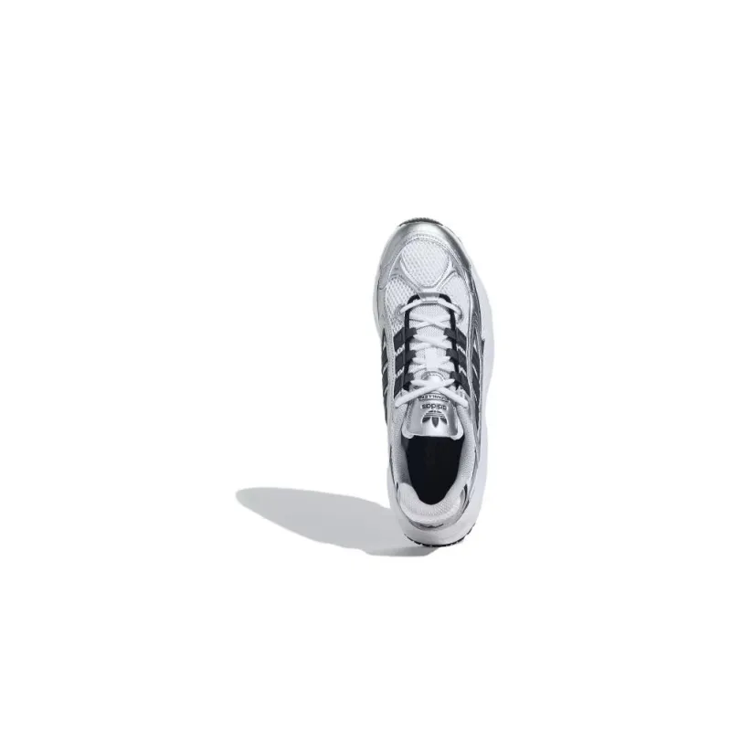Adidas Originals Ozmillen Cushioned Slip Resistant Abrasion Resistant Low Top Running Shoes Men's White Black-4