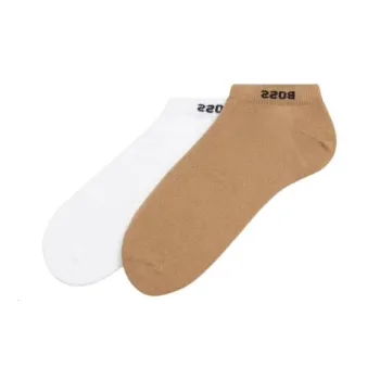 HUGO BOSS Two-Pack Of Ankle Socks In A Cotton Blend Ankle Socks Unisex 2 Pack