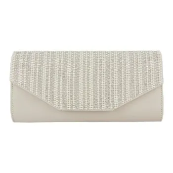 RiotLILY Fabric Clutch Women's White