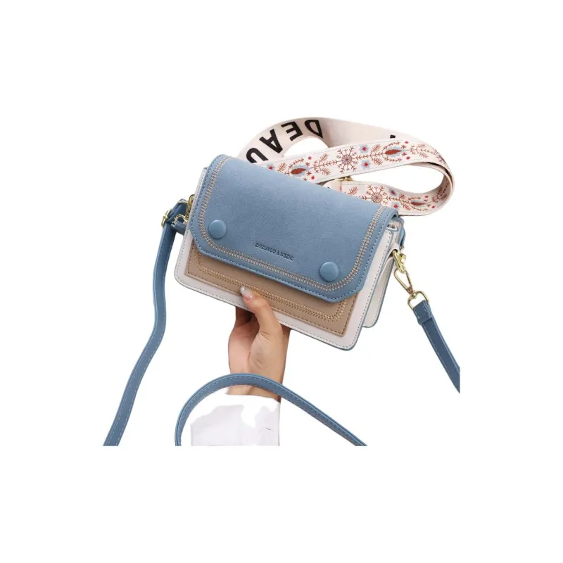 Weymond Soft Leather Shoulder Bag Crossbody Bag Backpack Women's Black/Yellow Blue/Pink Green-16