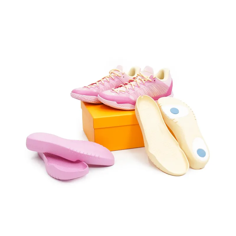 Serious Player Only Player 1 Plus BARBIE Cushioning Anti Slip And Wear Resistant Low Top Basketball Shoes Men's Pink-6