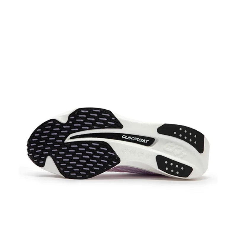 361° Speed 3 PRO Cushioning Anti-Slip Wear-Resistant Breathability Low-Top Running Shoes Unisex White Purple-4