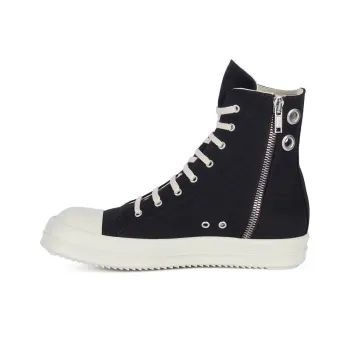 RICK OWENS/RO Lightweight High Top Skateboard Shoes Men's Black