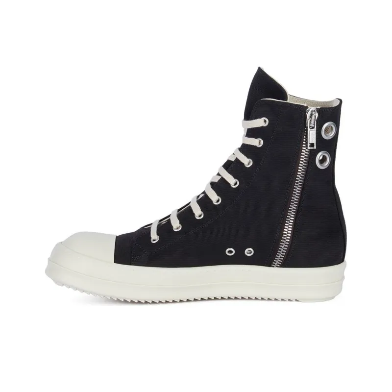 RICK OWENS/RO Lightweight High-Top Skateboard Shoes Men's Black-0