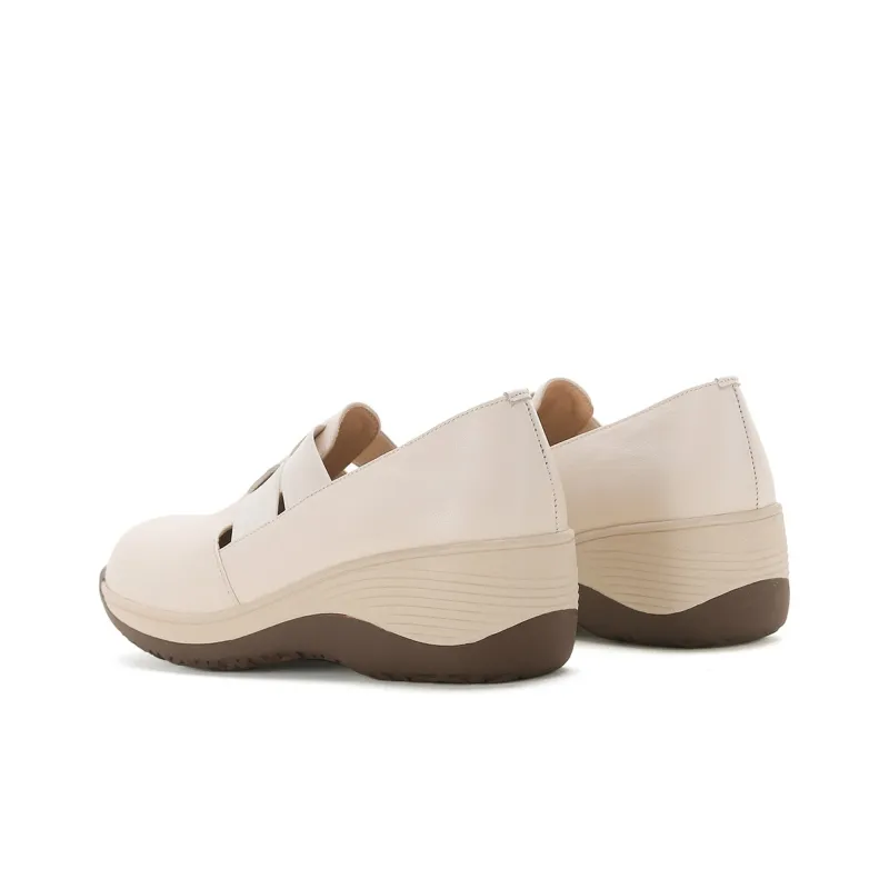 PIERCE GENTRY Loafers Women's Black/Beige/Yellow-9