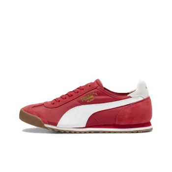PUMA Roma OG OG Nylon Slip-Resistant Low-Top Casual Shoes Unisex Red White