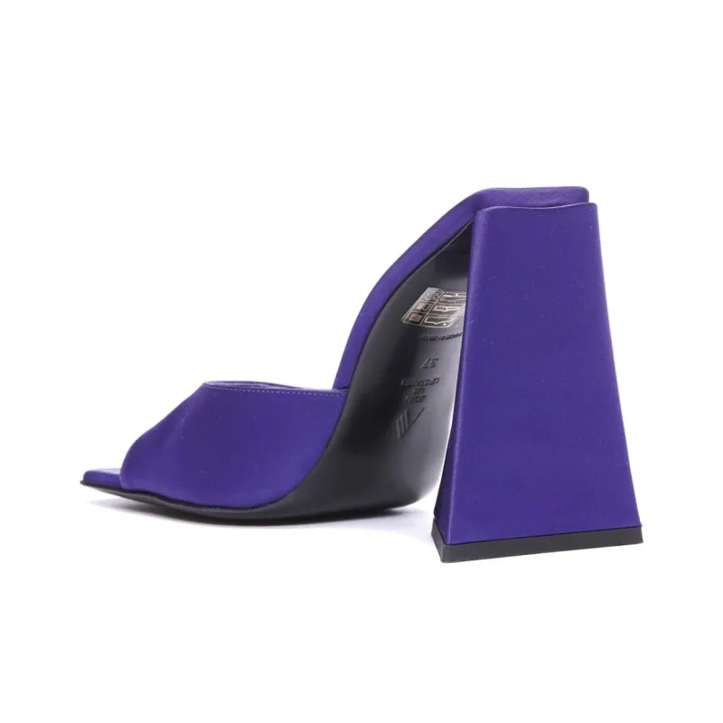 The Attico Devon 115mm Satin Sandals Women's-2