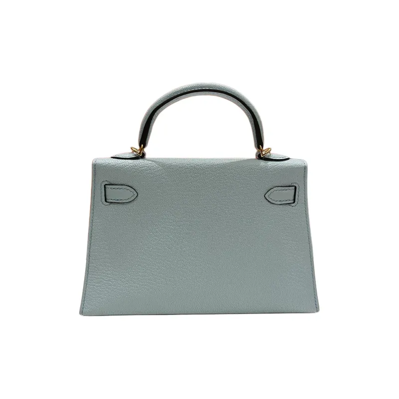 HERMES Mysore Goat Skin Handbag Mini Women's T0 Blue Mist And Breeze Blue-1