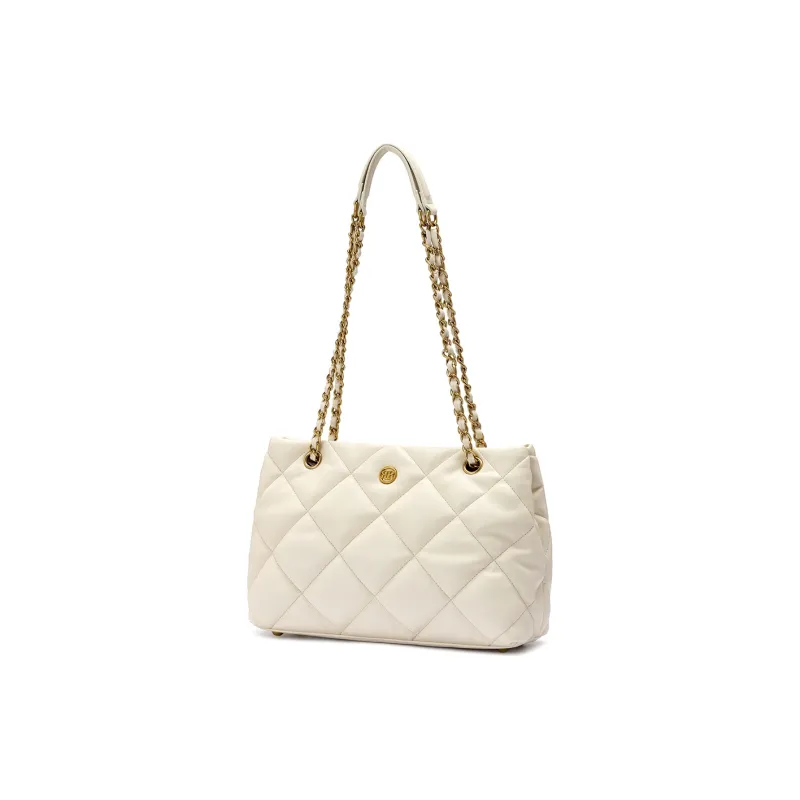 ROBERTA DI CAMERINO Synthetic Leather Chain Bag Shoulder Bag Large Bag Crossbody Bag Tote Regular Women's Black/White-6