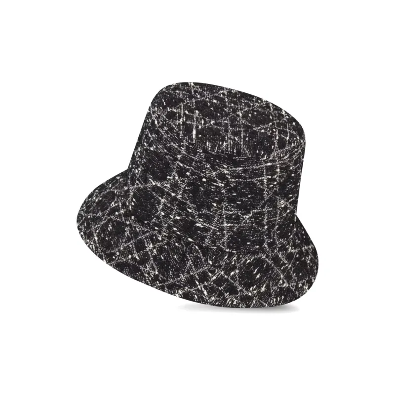 DIOR Cotton Acrylic Polyamide Bucket Hats Women's Black-2