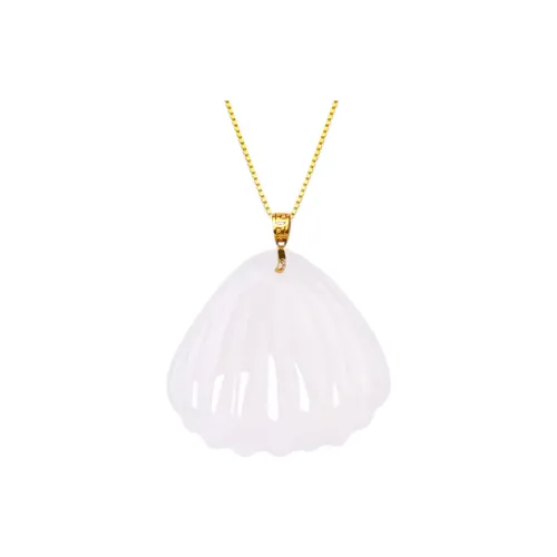 Clear snow Jadeite Necklaces Women's