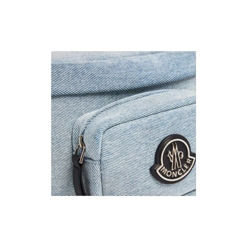 Moncler Denim Fanny Pack Women's Light Blue-2