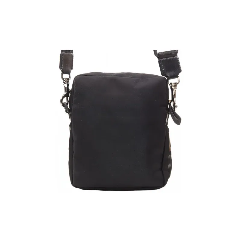 VERSACE Nylon Camera Bag, Messenger Bag, Shoulder Bag, Crossbody Bag Unisex Black-3