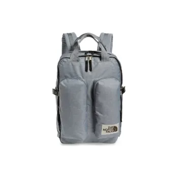 THE NORTH FACE Nylon Backpack Double Shoulder Backpack Regular Unisex Gray