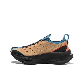 LiNing Cushioning Wear Resistant Low Top Sports Casual Shoes Unisex Brown Blue