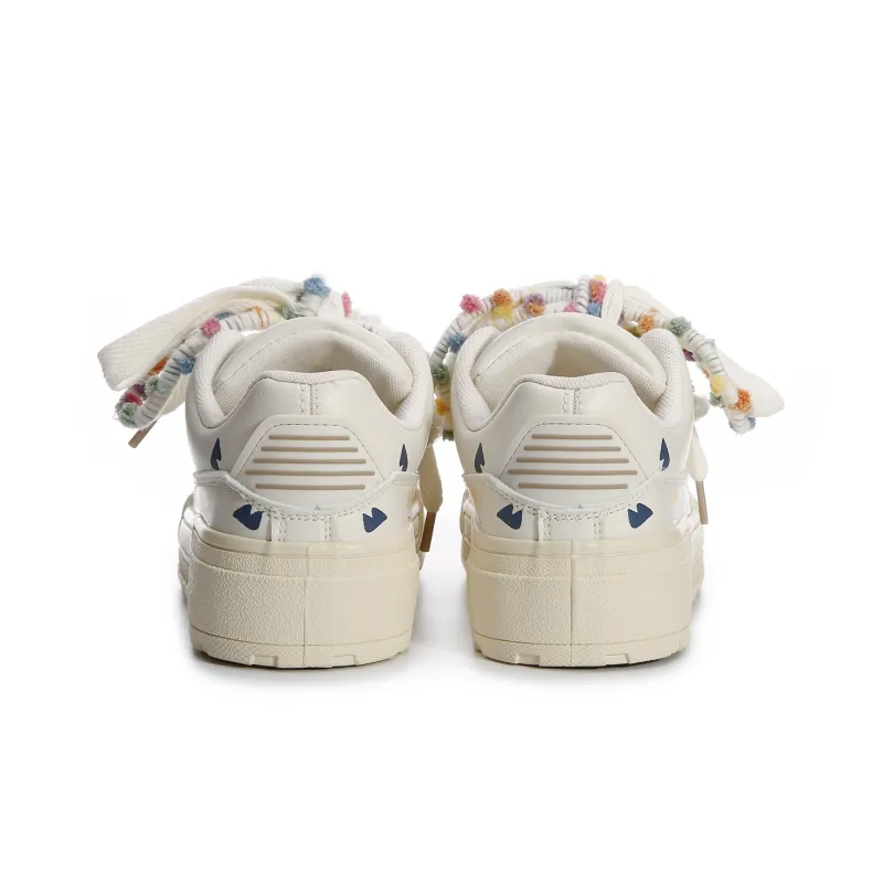 Cob Slip Resistant Water Resistant Lightweight Low Top Skateboard Shoes Women's Beige-3