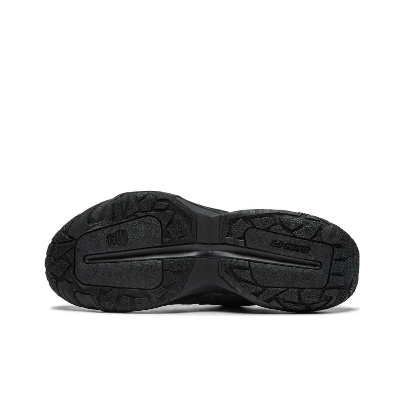 LiNing CF Tracing Collection Hiking Slipper Cushioning Wear Resistant Low Top Casual Shoes Unisex Black-6