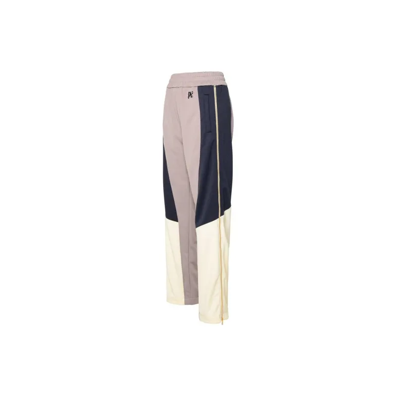 PALM ANGELS Logo Embroidered Colour Blocked Track Pants-2