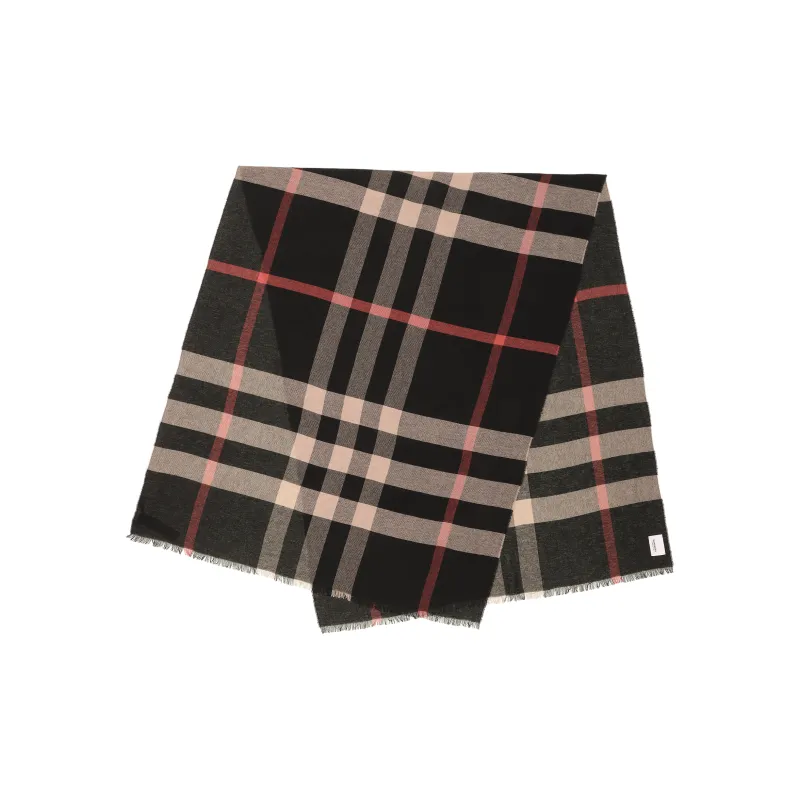 Burberry Knit Scarves Unisex Multicolor-1