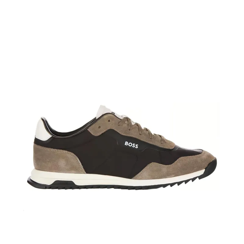 HUGO BOSS Low Top Casual Shoes Men's Brown-1