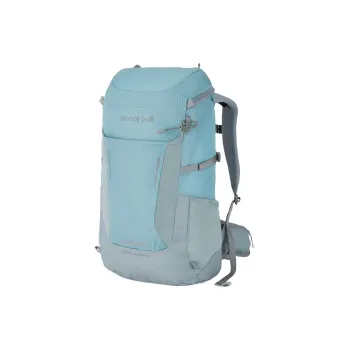 MONTBELL Nylon Outdoor Mountaineering Bag Backpack Regular Men's Light Blue