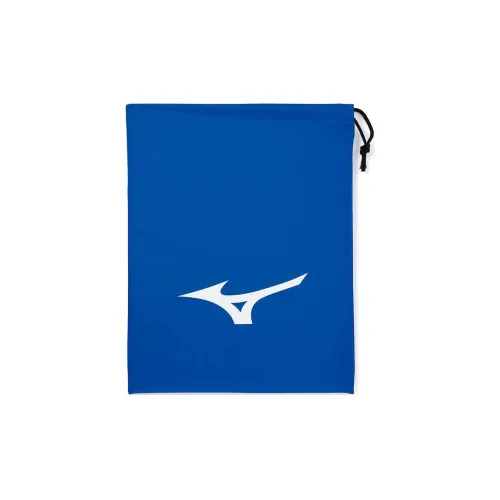 Mizuno Nylon Shoe Bag Medium Size Unisex Blue & White