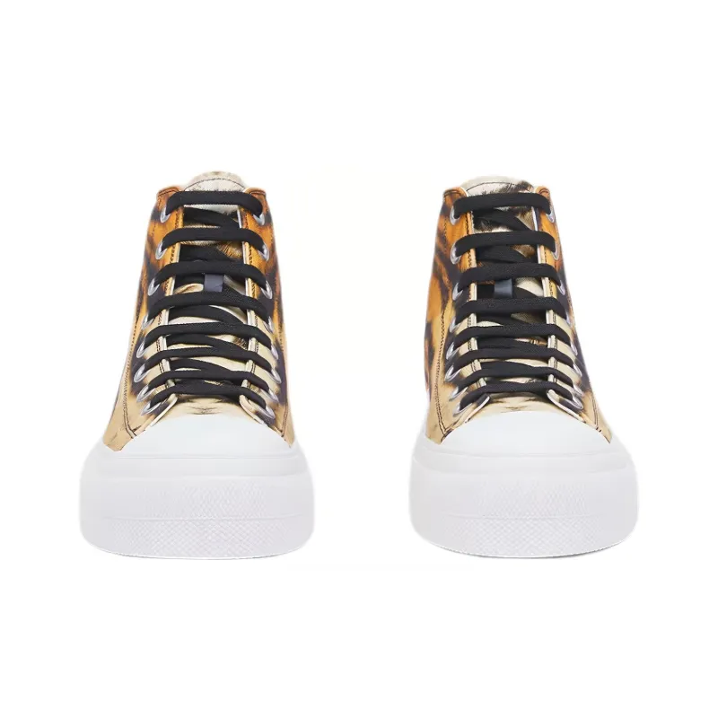 Burberry Tiger Print Sneakers White-3