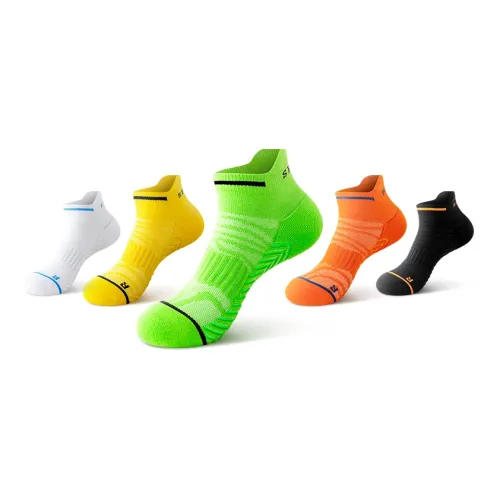 Taste The Color Ankle Socks Unisex 5 Pack