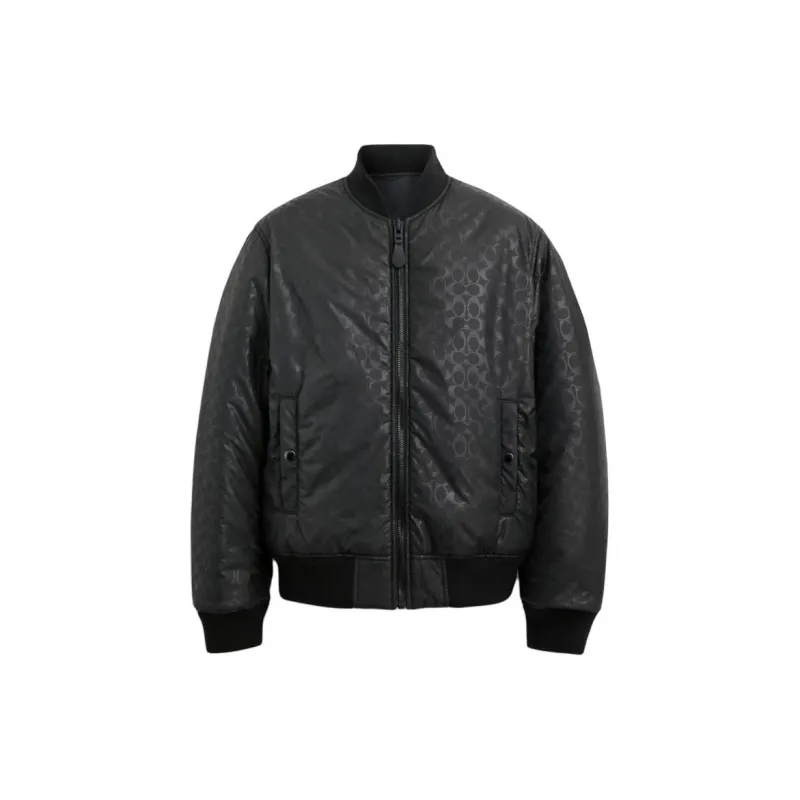 COACH Jackets Coats Unisex Black-1