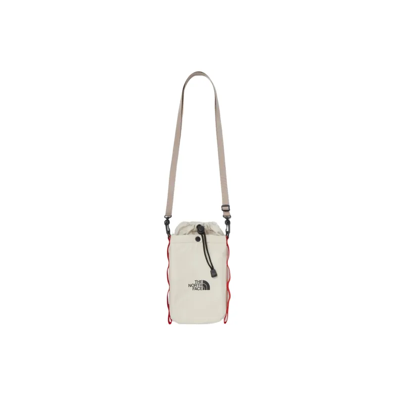 THE NORTH FACE Nylon Crossbody Bag, Shoulder Bag Regular Unisex Ecru-0