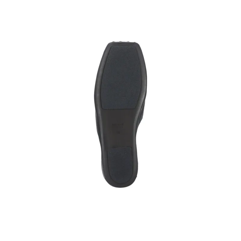 UMA WANG Square-toe Leather Slippers-4
