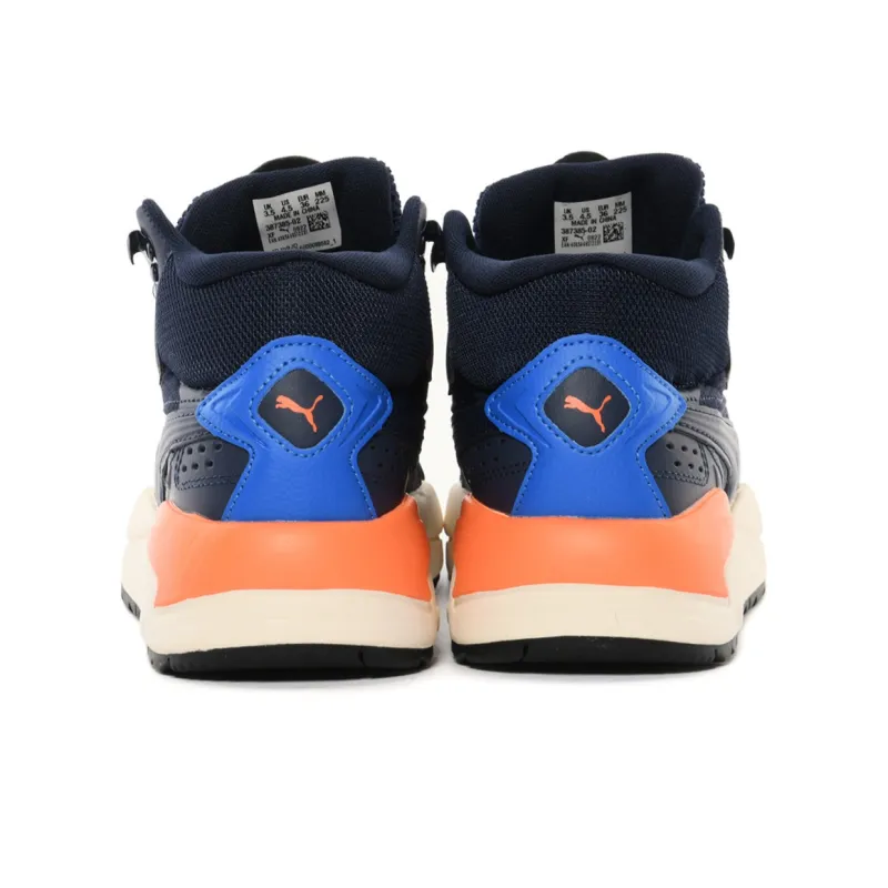 PUMA X RAY Mid Top Running Shoes Unisex Blue-3