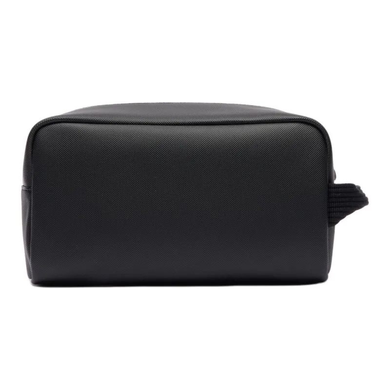 LACOSTE Polyurethane Toiletry Bag Regular Men's Black-1