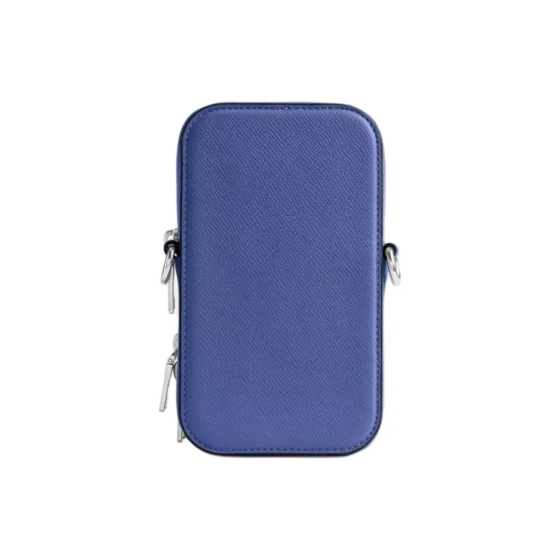 COACH Leather Shoulder Bag, Crossbody Bag Mini Men's Blueberry-1
