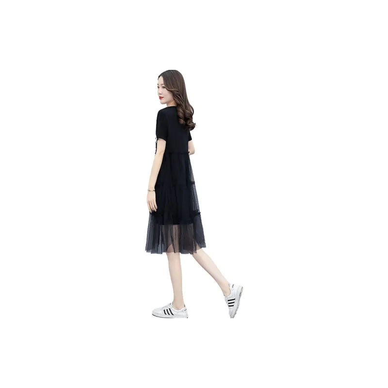 Cypress House Short-Sleeved Dresses Women's Black-1