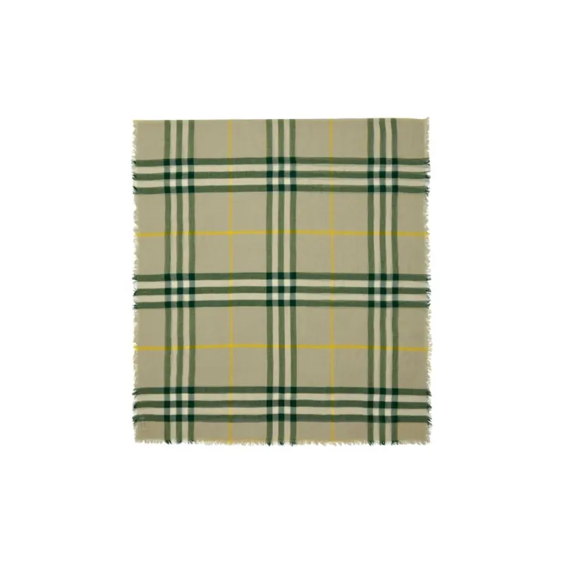 Burberry Knit Scarves Men's Green-2
