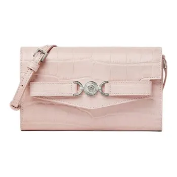VERSACE Medusa '95 Calfskin Shoulder Bag Crossbody Bag Women's Light Pink