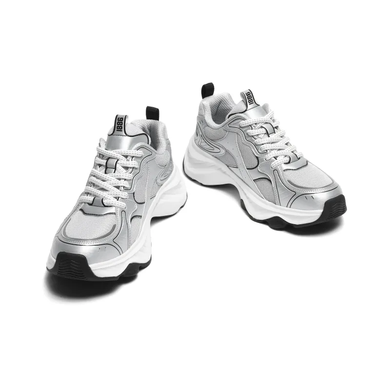 Coca Cola Slip Resistant, Breathable, Lightweight, Height Increasing Low Top Chunky Sneakers Unisex-3