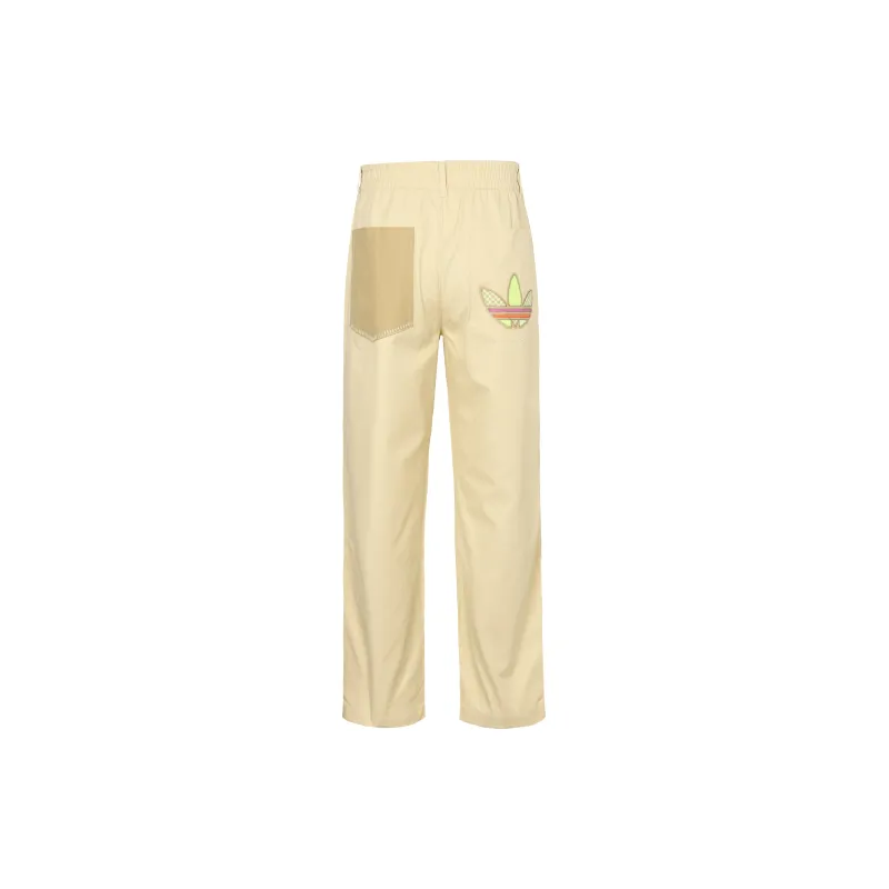 Adidas Knitted Sweatpants Men Brown-1