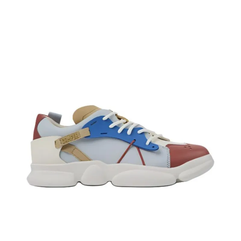 CAMPER Karst Twins Panelled Leather Sneakers-1