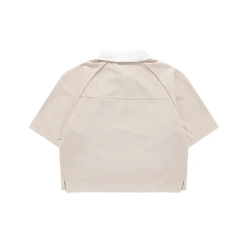 FILA FUSION Polo Shirt Women's Champagne Pink-1