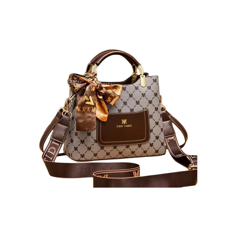Weymond PU Shoulder Bag Crossbody Bag Handbag Regular Women's Coffee/Earth Yellow-1