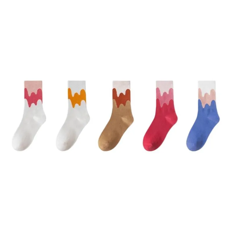 2323 Mid Calf Socks Women's 5 Pack-4