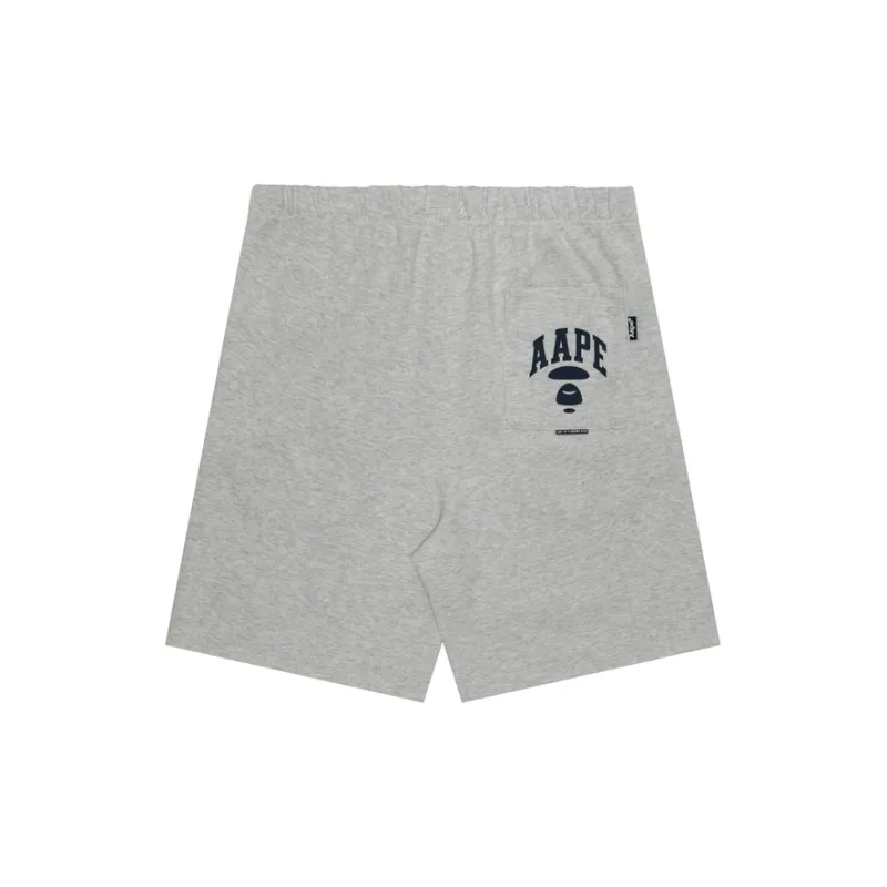Aape Logo embossed Mélange effect Track Shorts-1