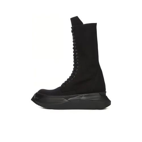 Rick Owens DRKSHDW Army Abstract Combat Boots