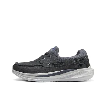 Skechers Breathable Low Top Casual Shoes Men's Black